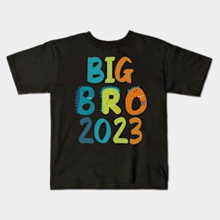 Big Bro 2023 Big Bro Pregnancy Announcement Kids T-Shirt